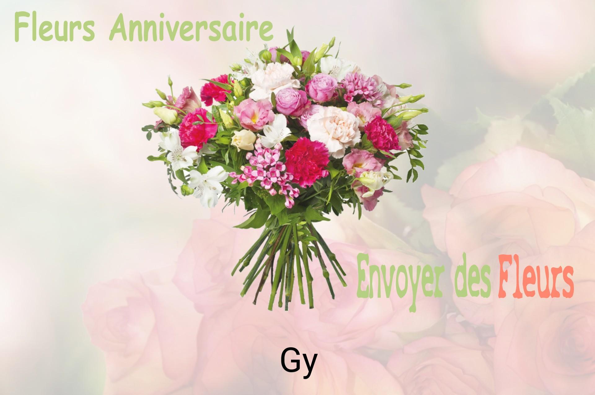 Bouquet de fleurs d’anniversaire livré à Gy