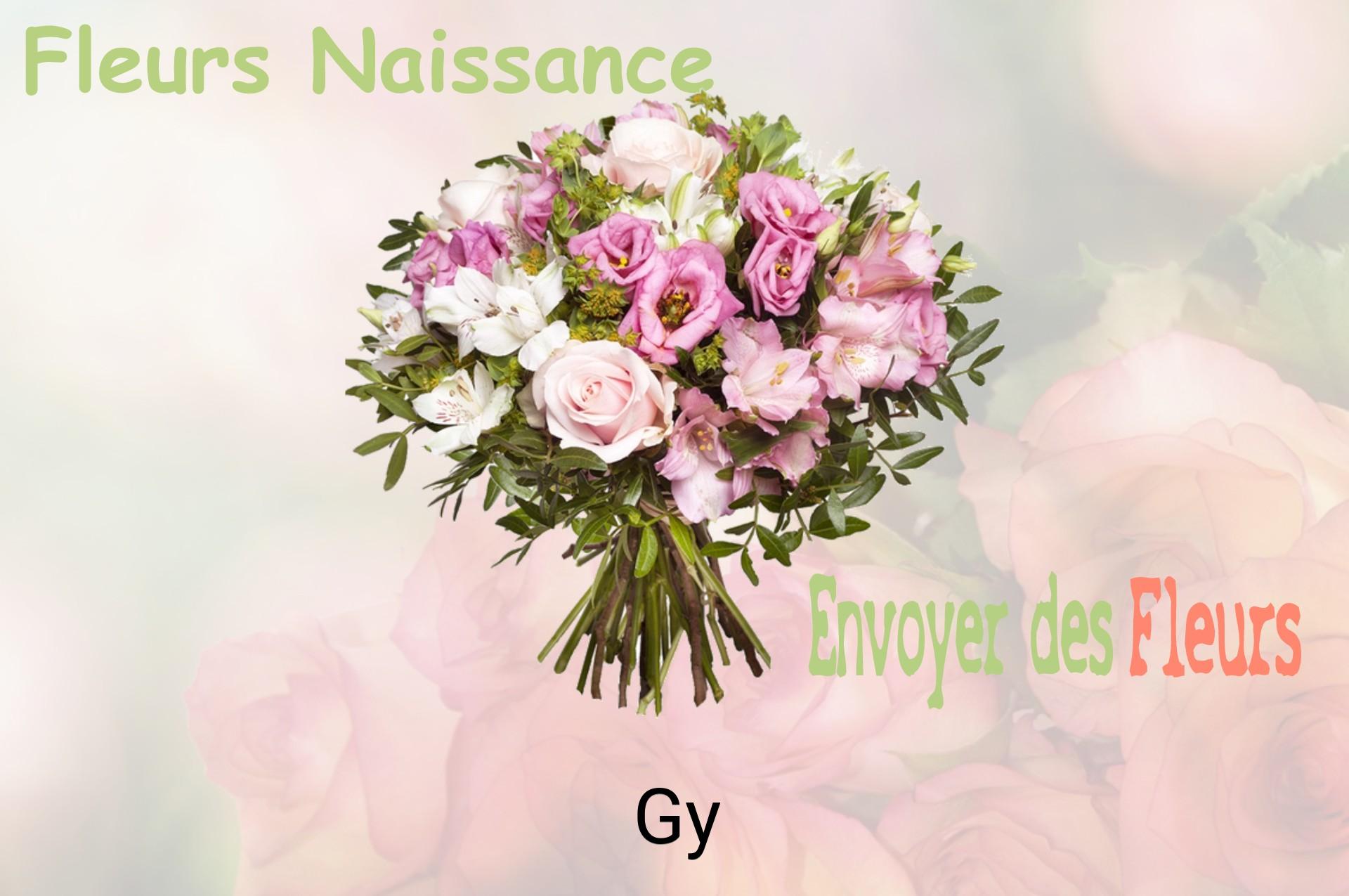 Bouquet de fleurs de naissance livré à Gy